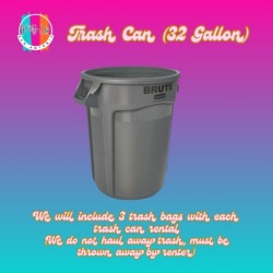 Trash Can - 32 Gallon