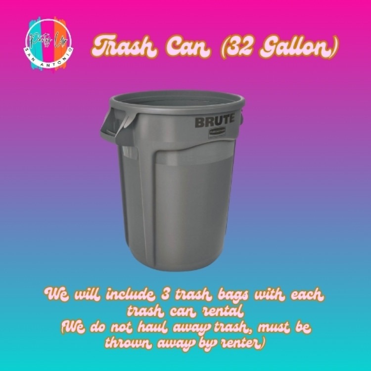 Trash Can - 32 Gallon