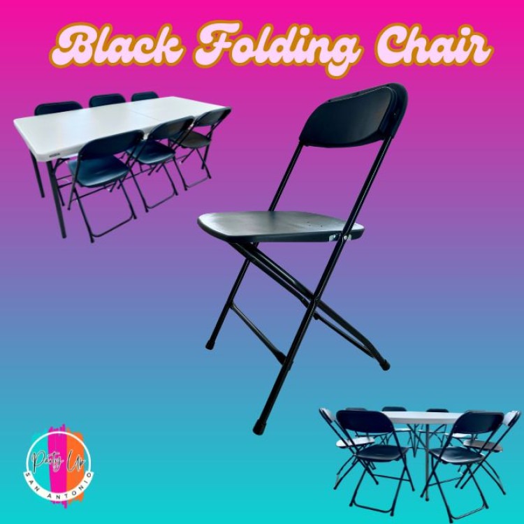 Black Folding Chair