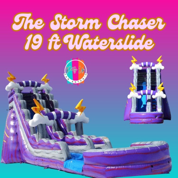 19 FT Water Slide in San Antonio - The Storm Chaser