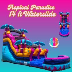 14 ft Water Slide - Tropical Paradise
