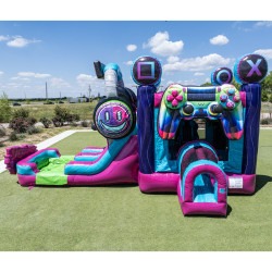 DJI 20250512152640 0021 D 1755284089 Level Up Gamer Bounce house with Dual Slides