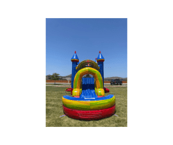 8 1760125679 Colorful Carnival Bounce house with Slide