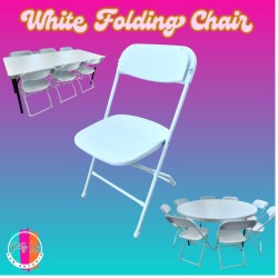 White Folding Chair