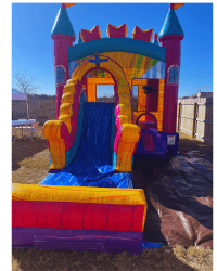 2 1760153774 Princess Castle Bounce House with Slide