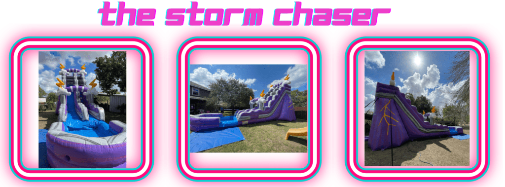 Storm chaser banner The Storm Chaser Water Slide 19'