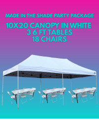 Made in the Shade White Canopy Package