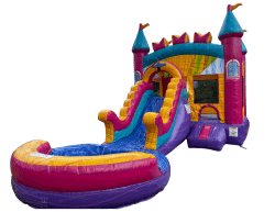 Princess Castle Bounce House with Slide (Wet/Dry)