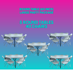 Round Table Large Party Package