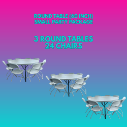 Round Table Small Party Package