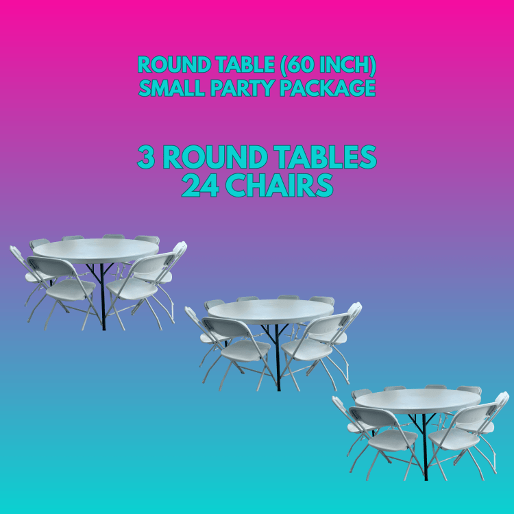 Round Table Small Party Package